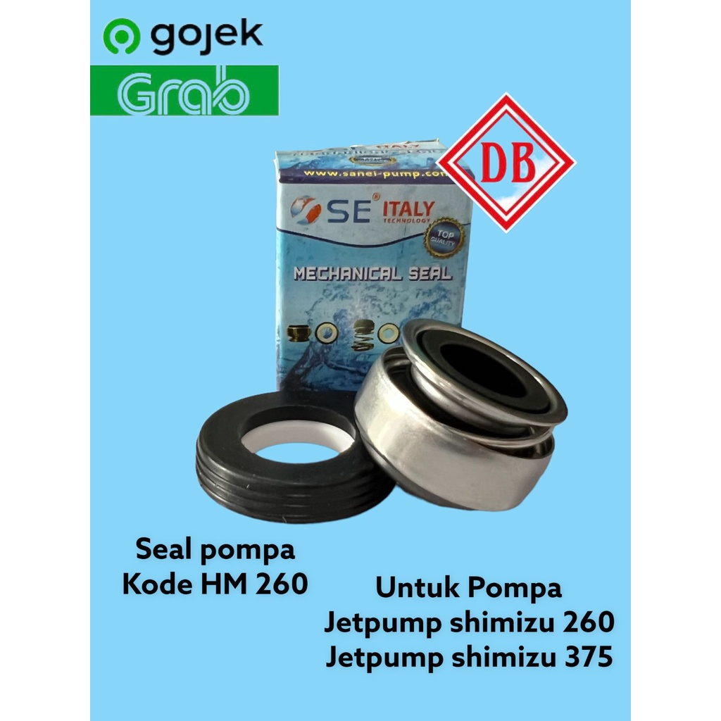 SEAL POMPA HM-260/MECHANICAL SEAL POMPA AIR/SEAL POMPA JETPUMP SHIMIZU 260/375