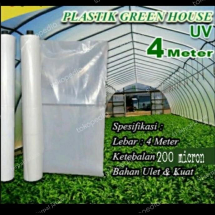 

PLASTIK UV LEBAR 4 METER 200 MICRON TEBAL HARGA TERMURAH KUALITAS BAIK