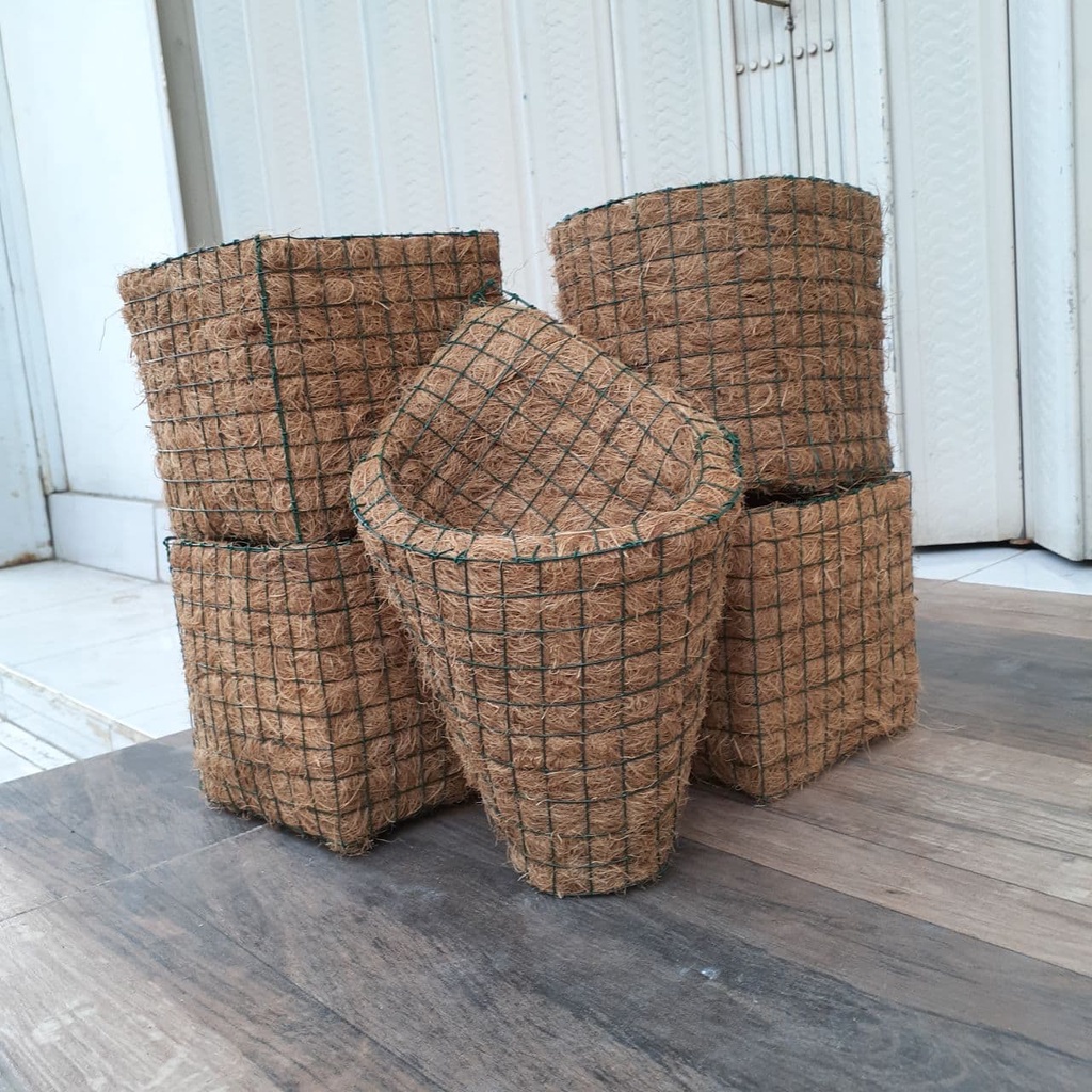 Pot Anggrek Serabut Kelapa Pot Tanaman Pot Bunga Termurah Pot Bagus Cocofiber 500gr