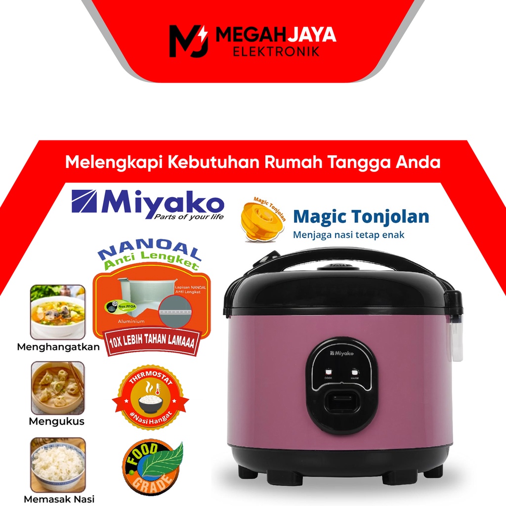 Jual MIYAKO RICE COOKER / MAGIC COM MCM507 / MCM 507 SBC / MCM507 SBC