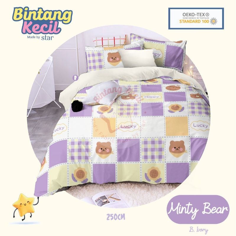 Sprei Katun Motif Anak | Sprei BINTANG KECIL motif anak