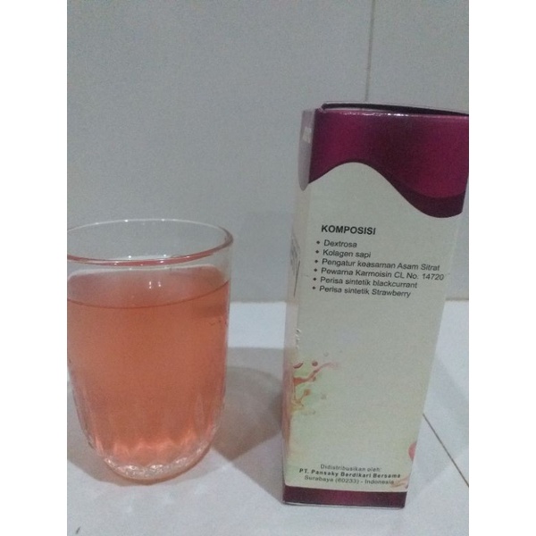 Gluberry minuman serbuk collagen halal 100%original BPOM