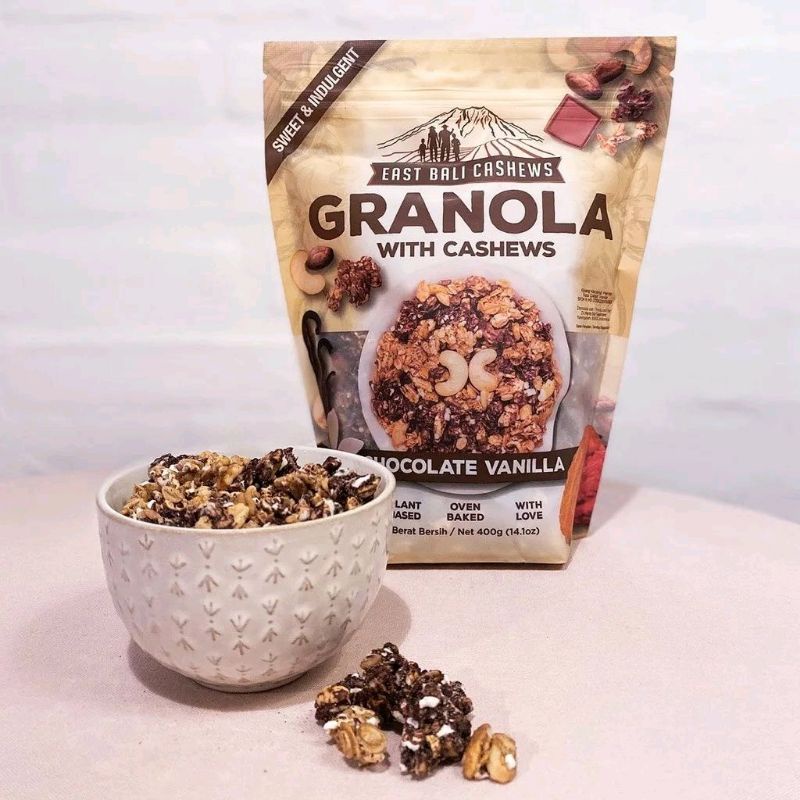 

granola chocolate vanilla 400g