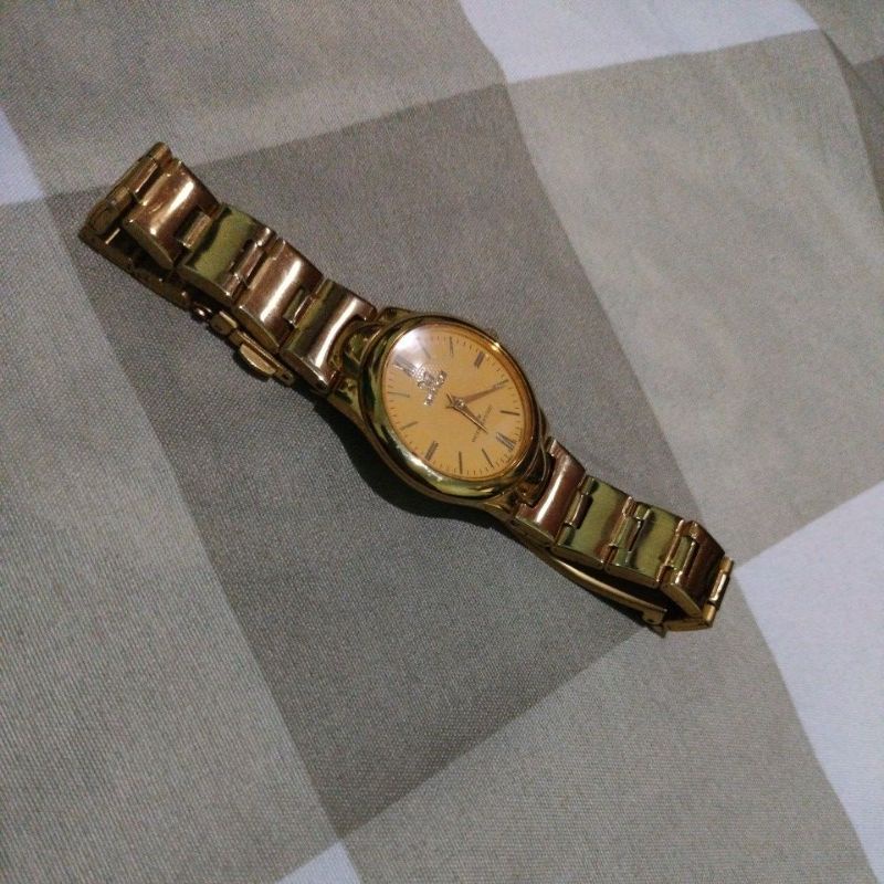 Preloved Jam Tangan Mirage Gold