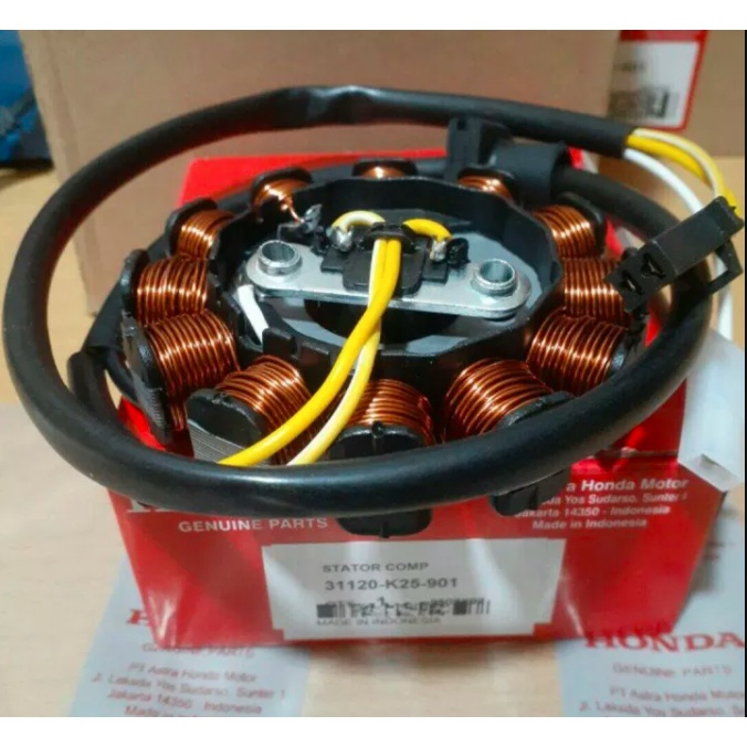 Spull Assy Stator Comp Spul Pulser Motor Honda Beat FI PGM CBS Vario 110 LED Scoopy F1 KZL/K25