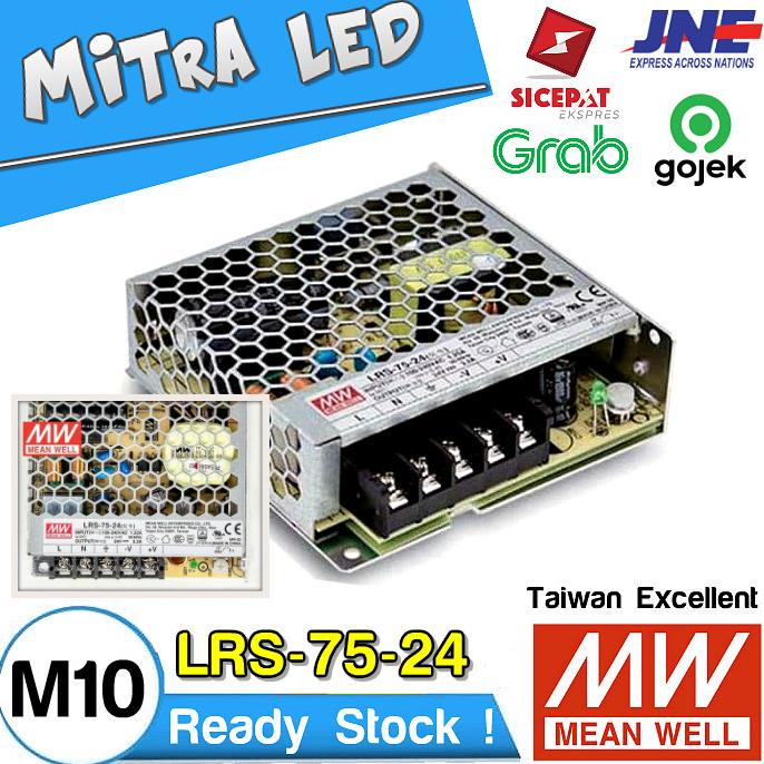 Power Supply Meanwell Lrs-75-24 Mean Well 75W 24V Lrs - M10