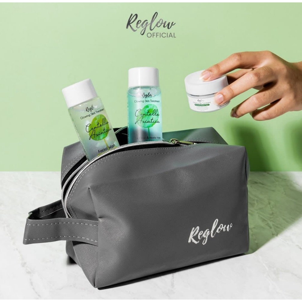 Reglow Paket Skincare Plus Serum Original dr Shindy Mengatasi Jerawat Flek Hitam Berutusan Kulit Kusam