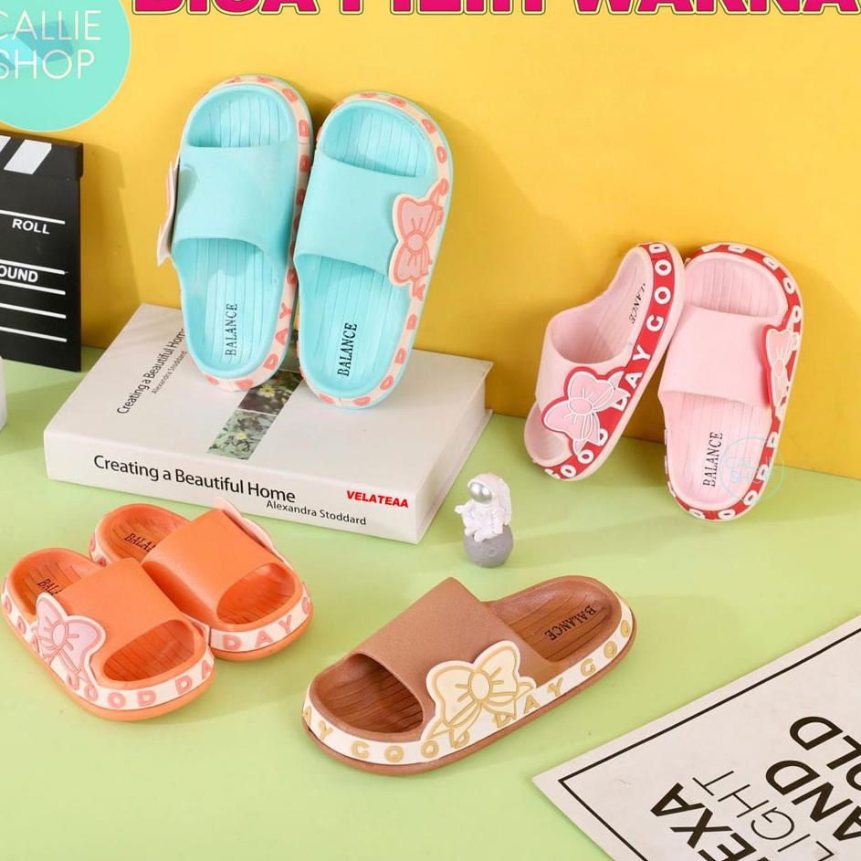 R7B1 Sandal Anak Pita Unyu Gemoy Jelly Import Balance 2222-3 KCSLPT Model Baru