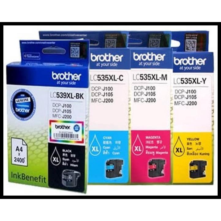 Tinta Brother Lc539Y (Dcp-J100, Dcp-J105, Mfc-J200)