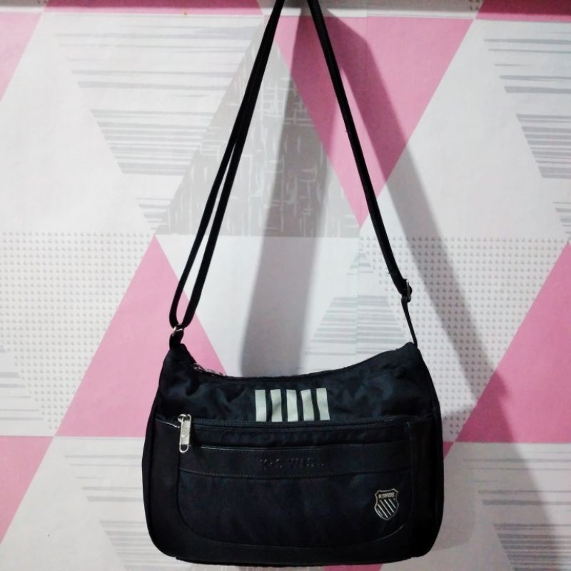 Tas K-Swiss Sling bag hitam