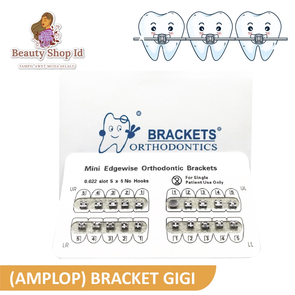 Beauty Jaya -【BIG SALE】1 Set Bracket Amplop Orthodontic BEHEL - Bracket Amplop Orthodontic Original - Behel Gigi