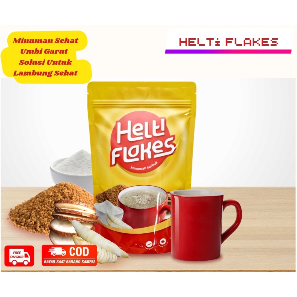 

HELTI FLAKES SEREAL UMBI GARUT ATASI ASAM LAMBUNG, MAAG, GERD DAN GANGGUAN PENCERNAAN ALAMI SEHAT HALAL MURAH