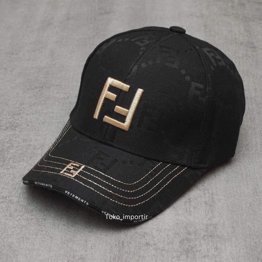 topi baseball pria Fendi trucker import mirror
