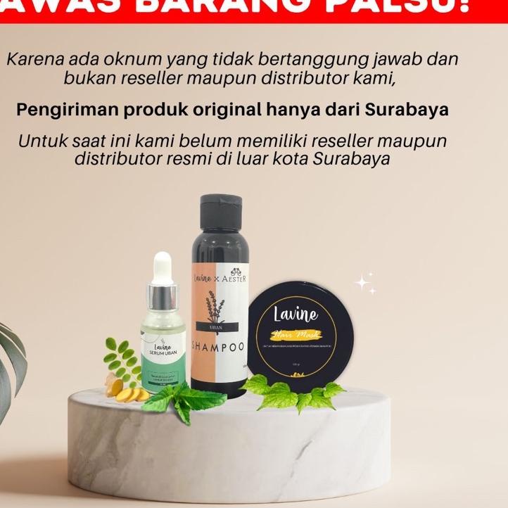 11.11✔️Lavine Shampoo dan Serum Uban - Penghilang Uban permanen sampo hair mask|KD3