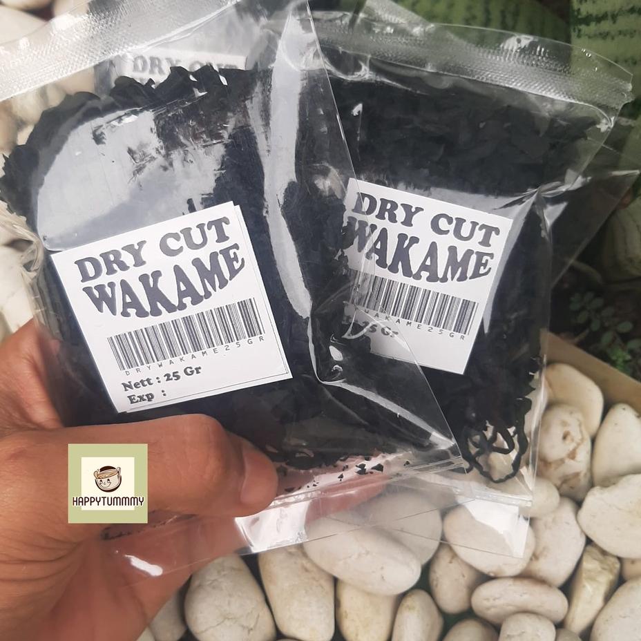 

IdNn4N8--Dried Cut Wakame - Rumput Laut Kering - Untuk Ramen Udon dan Miso dry cut wakame
