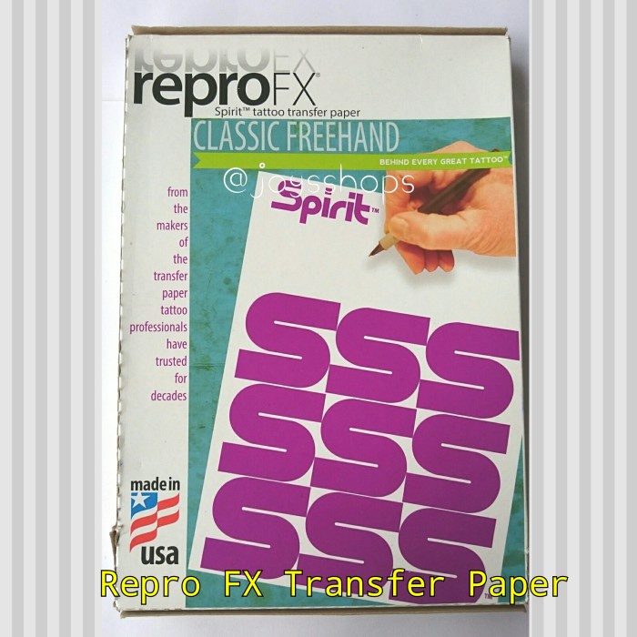 

Kertas Thermal Transfer Paper Repro Fx Freehand (Kertas) Per 10 Lembar