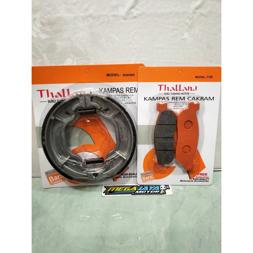 PAKET KAMPAS REM DEPAN BELAKANG JUPITER Z / VEGA LAMA / RXK NEW THALLAND KAMPAS REM TROMOL JUPITER Z DISPAD JUPITER Z / VEGA LAMA / RXK NEW THALLAND