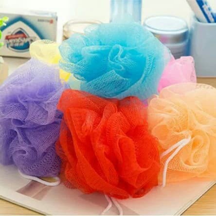 Spons Mandi Mini Warna Warni Shower Sponge Spons Lembut