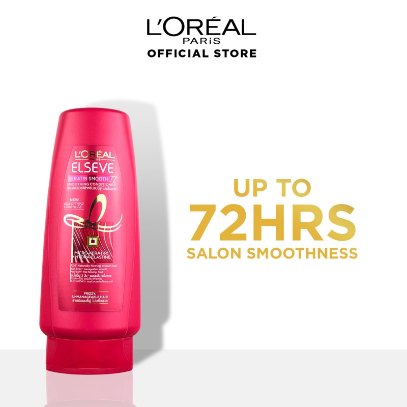 L'Oreal Paris Fall Resist 3X Anti Hair-Fall shampo/Conditioner, keratin smooth  280ml