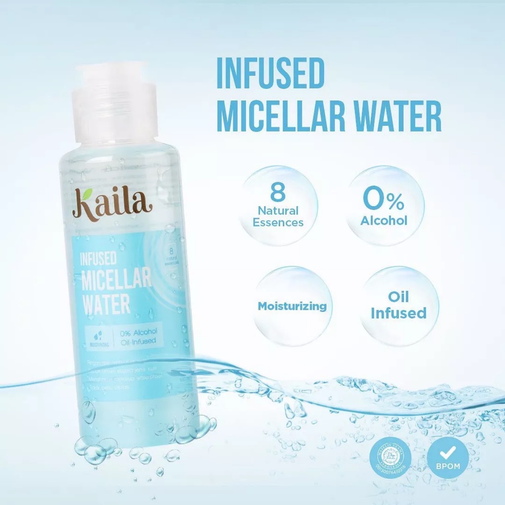 KAILA Micellar Hydrating Water 100ml Bpom - Amaze_Kosmetik