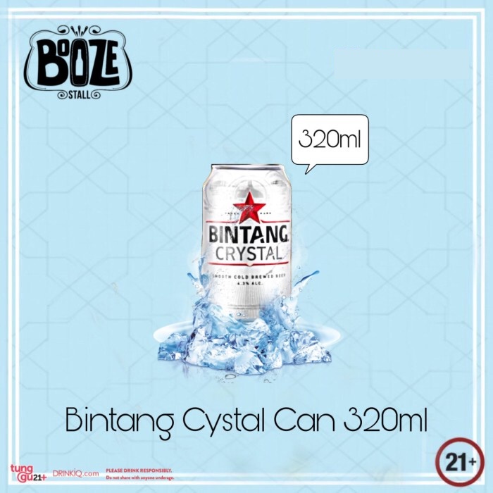 Bir Bintang Crystal Can 320ml