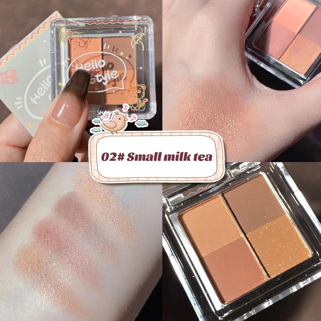 Amy'sDiary Eyeshadow Matte Glitter Nude Look Korea Tahan Lama Pigmented Mata