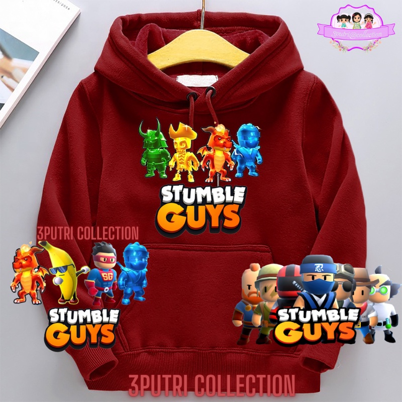 Sweater Hoodie Anak Laki Laki Terbaru/Hodie STUMBLE GUYS Anak Cowok Usia 2 3 4 5 6 7 8 9 10 11 12 13