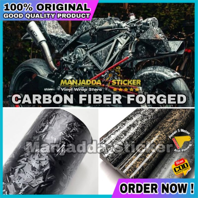 Carbon forged premium bahan tebal lentur mudah dipasang