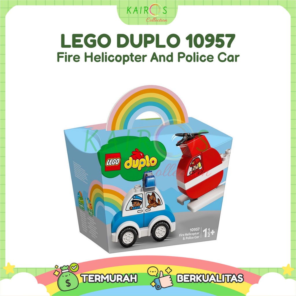 LEGO Duplo 10957 - Fire Helicopter &amp; Police Car