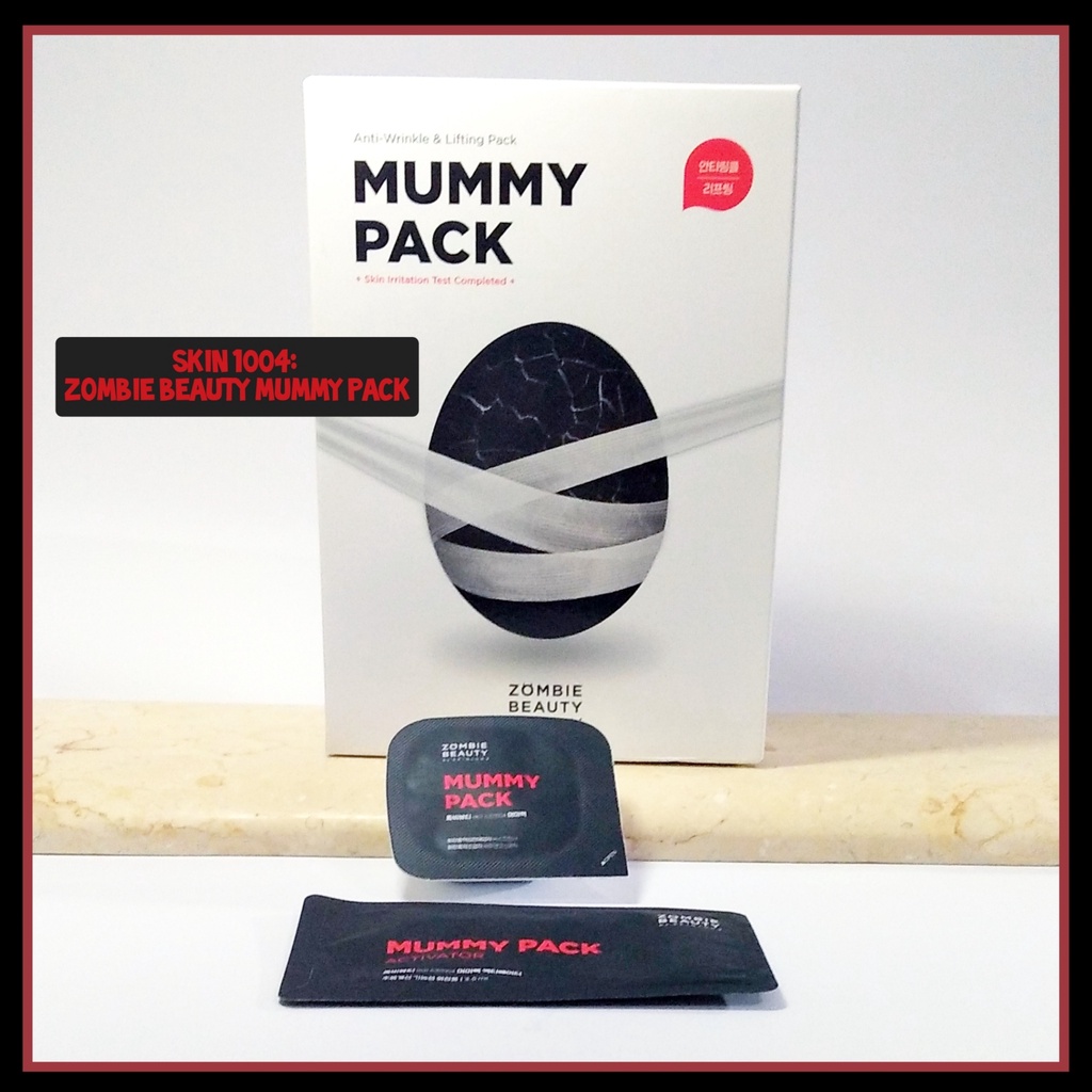 (BPOM)Mummy Pack, Zombie Beauty Skin1004 (eceran)