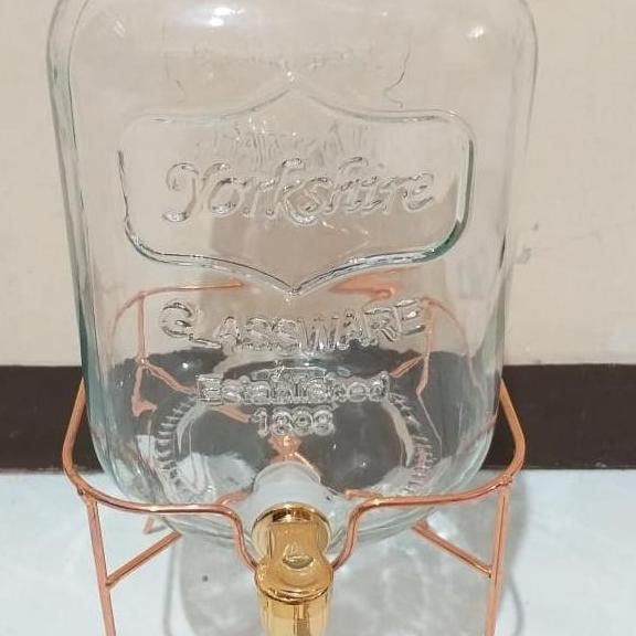 Produk Dispenser Kaca/Glass Storage Drink/Mason Glass Jar/Beverage