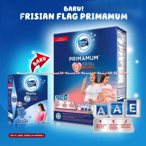 Frisian Flag Mama Primamum 200gr Rasa Coklat Minuman Konsumsi Untuk Susu Ibu Hamil &amp; Menyusui Rasa Cokelat FF Susu Bendera