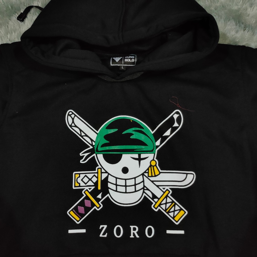 One Pice -Tengkorak Zoro - Hoodie II Jumper Hoodie Anime 016 II Sweater Hoodie Sablon One Pice Rorona( Pria &amp; Wanita )Terbaru 2022