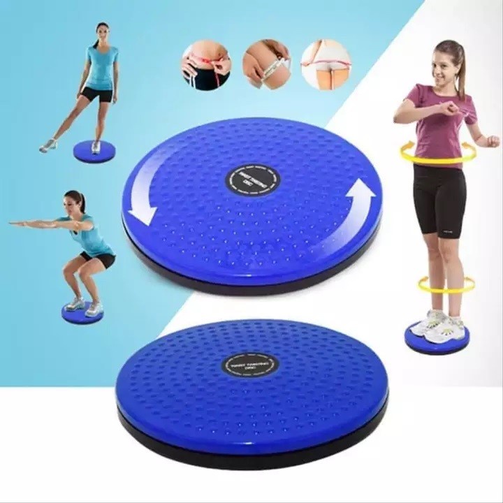 Piring Senam / Waist Twisting Disc - Alat Olahraga Putar Pelangsing Tubuh Pengecil Perut Pinggang Piringan Senam Pengencang Bokong