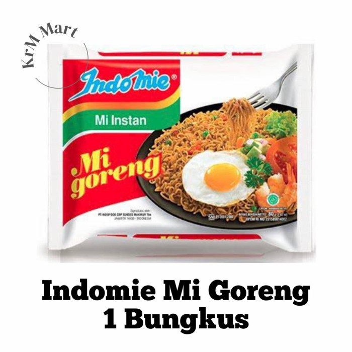 

TERBARU Indomie Mi Goreng instan 1 bungkus pcs