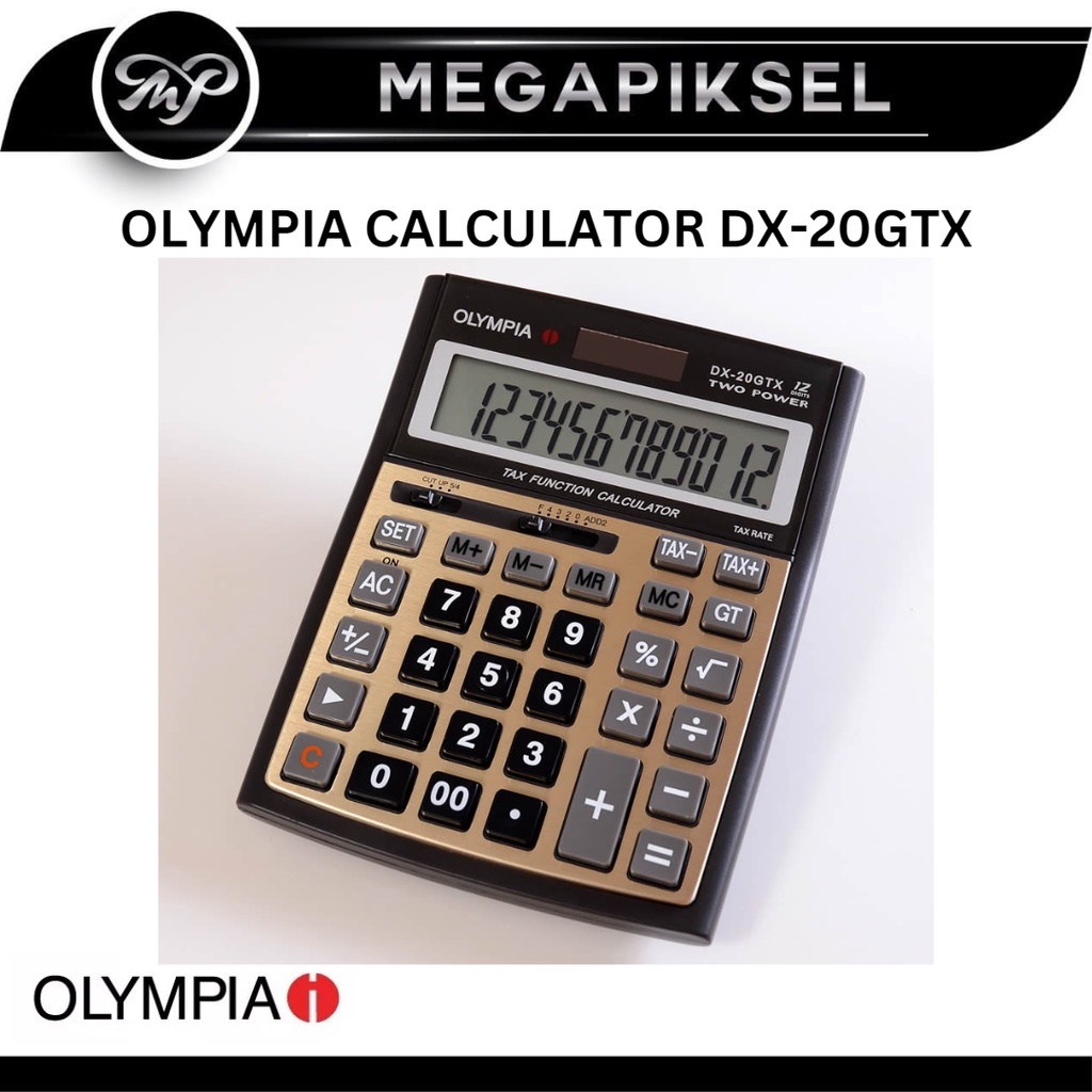 

OLYMPIA CALCULATOR DX-20GTX - Kalkulator