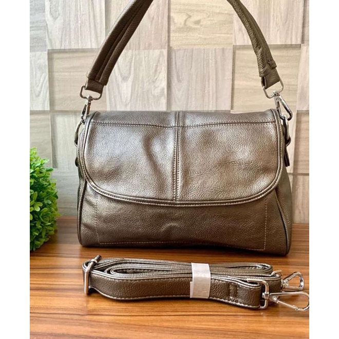 Tas Selempang Bahu Medium Kerja Wanita Perempuan Kulit Import Terbaru Premium 2022 . Benbo.3154