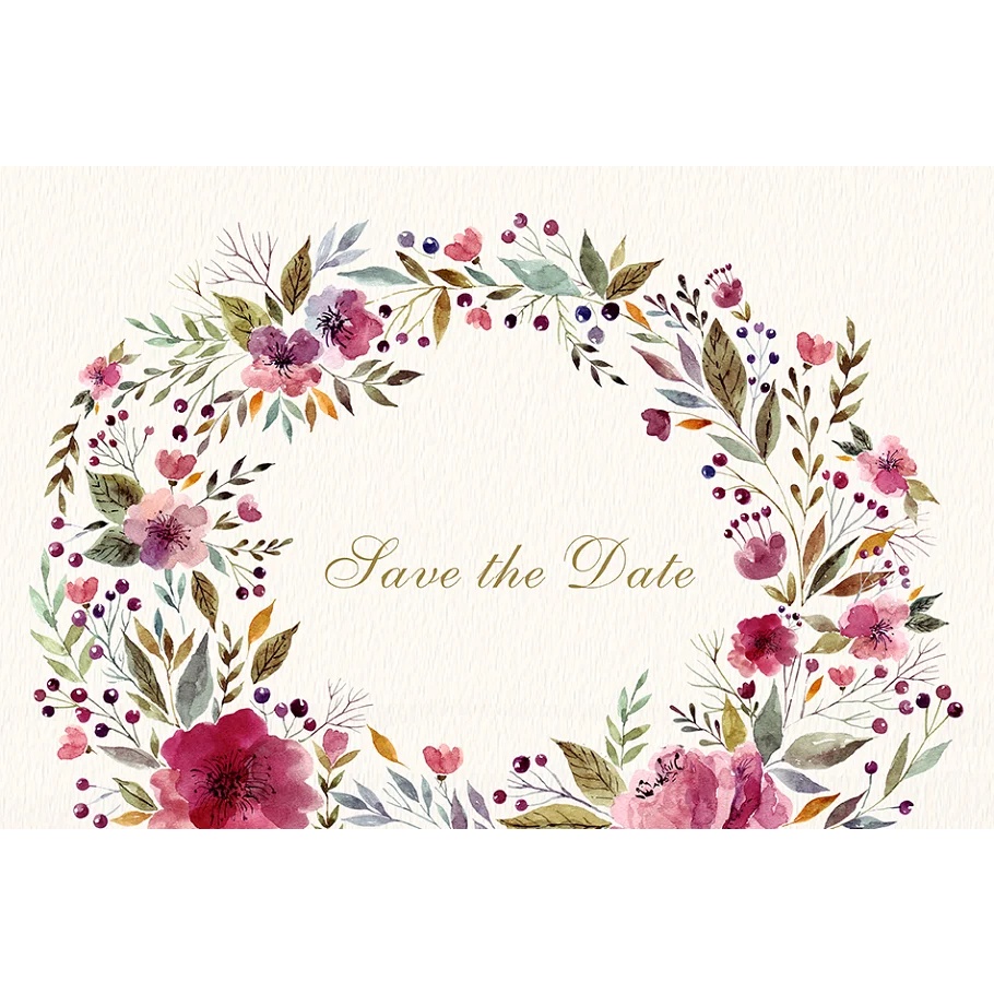 Hand Drawn Watercolor Set