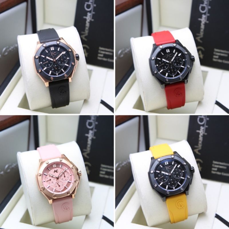 ORIGINAL Jam Tangan Wanita Alexandre Christie Collection AC 9601 / AC9601 / 9601 Garansi Resmi 1 Tah