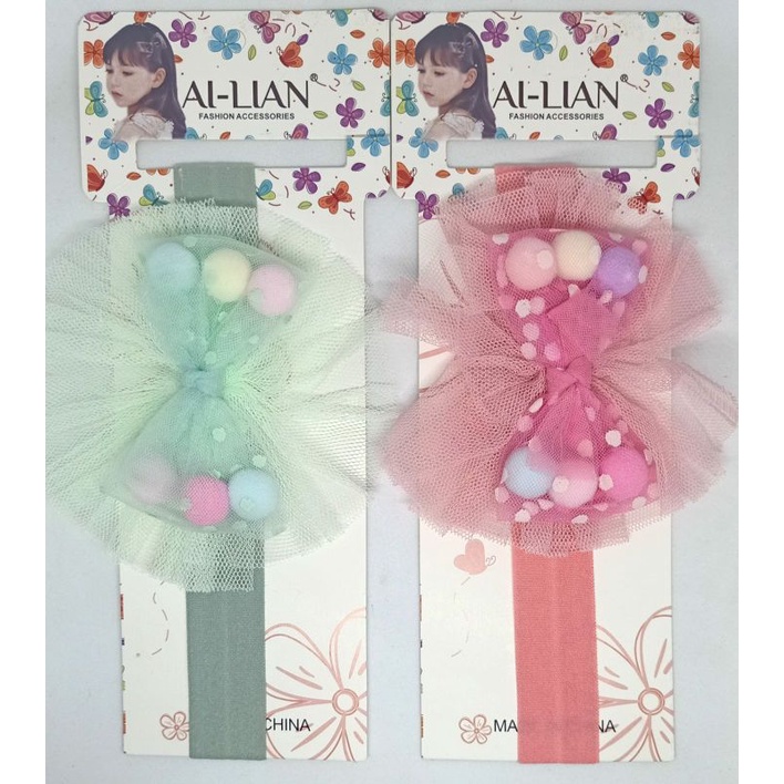 ~ PIYOSHI08 ~ Bando Bayi Lucu Pom Pom Aksesoris Rambut / Baby Headband Fashion Accessories AF233