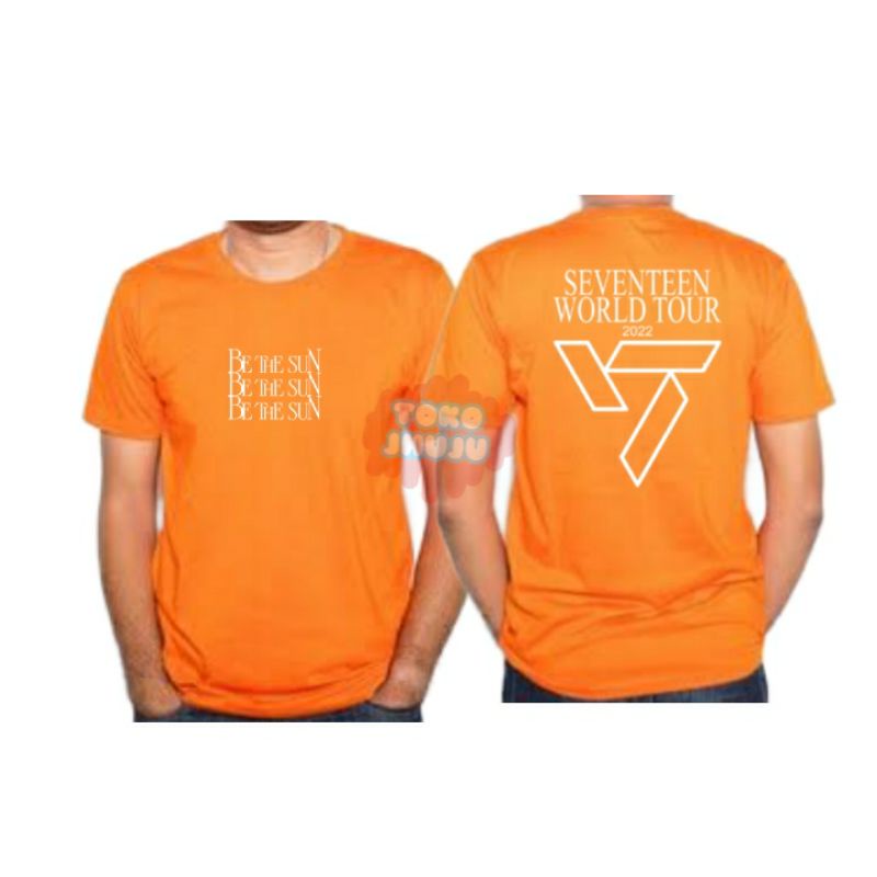 Baju Kpop Seventeen  Kaos ORANYE Be The Sun Konser