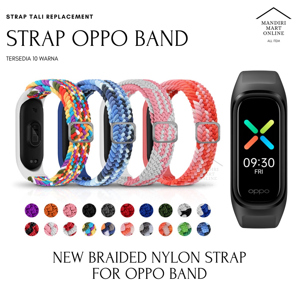 Strap Oppo Band Nylon Tali Pengganti Oppo Band Bahan Nilon Loop Strap