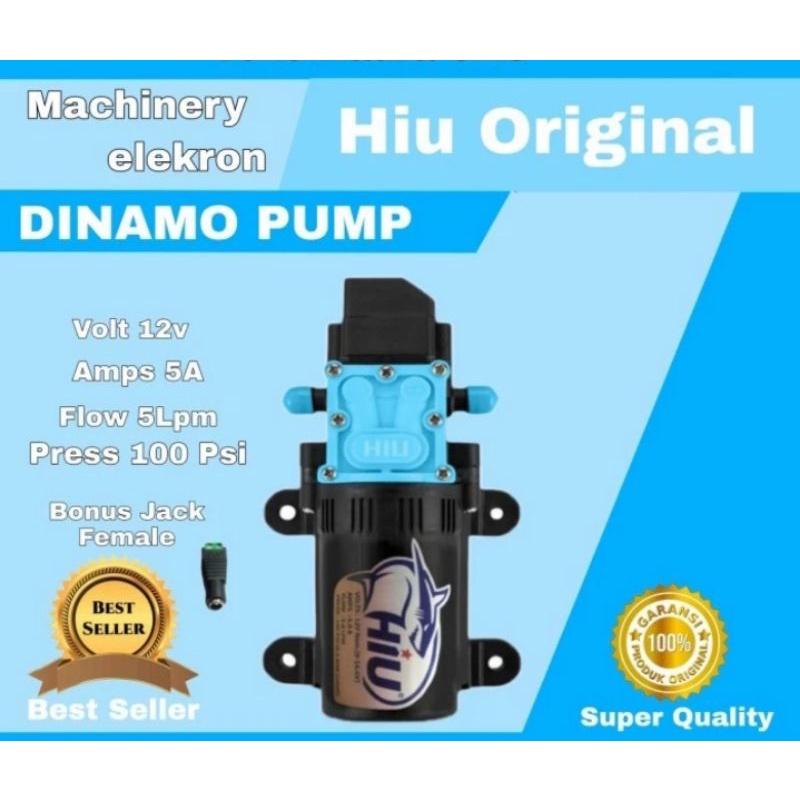 dinamo untuk pompa air /tangki elektrik hiu ori