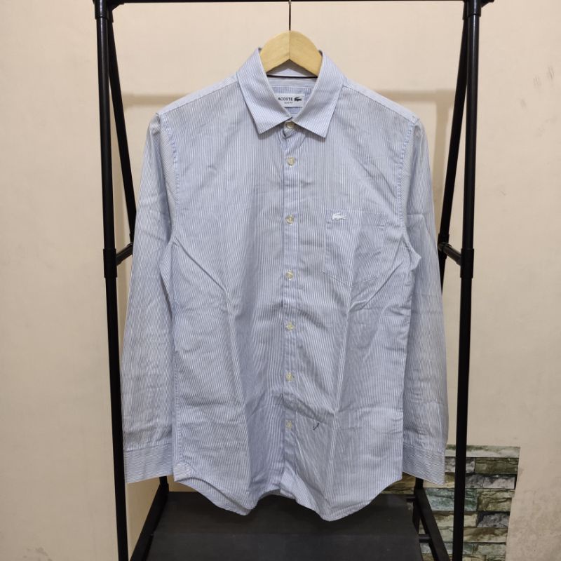 Kemeja Lacoste Long Shirt Original Second Preloved