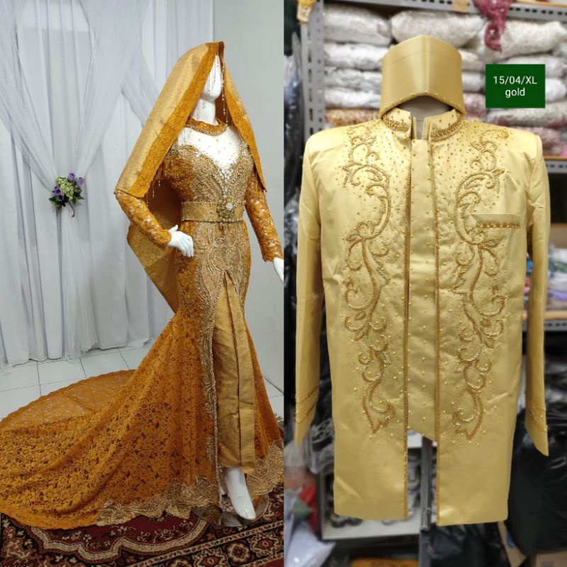 CAUPLE KEBAYA KOTO GADANG  MODREN/ KEBAYA FUL PAYET  | KEBAYA AKAD TERBARU/ GAUN PENGANTEN/KEBAYA