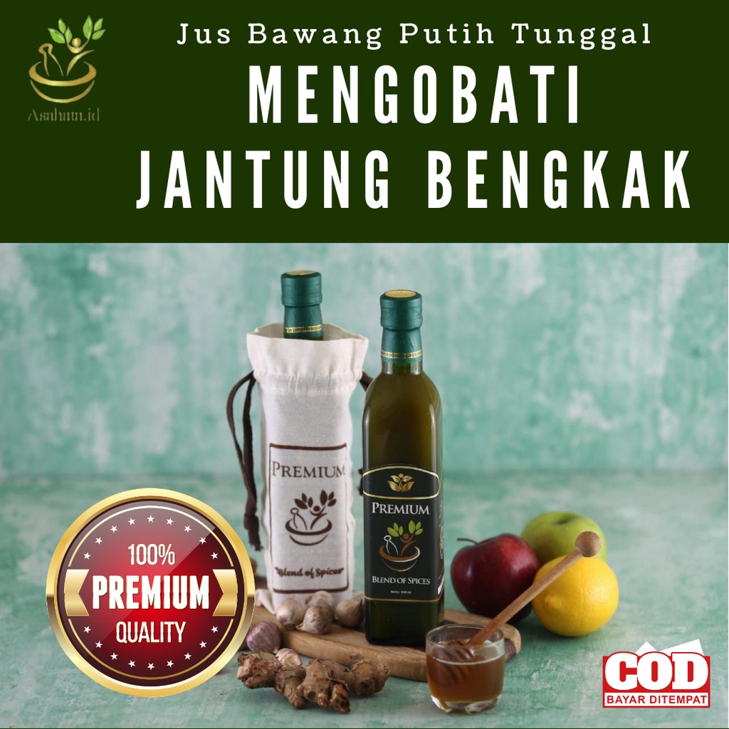 

Obat Jantung Bengkak Jus Bawang Putih Tunggal Mengandung Madu Herbal - Asahata Origal 500 ML