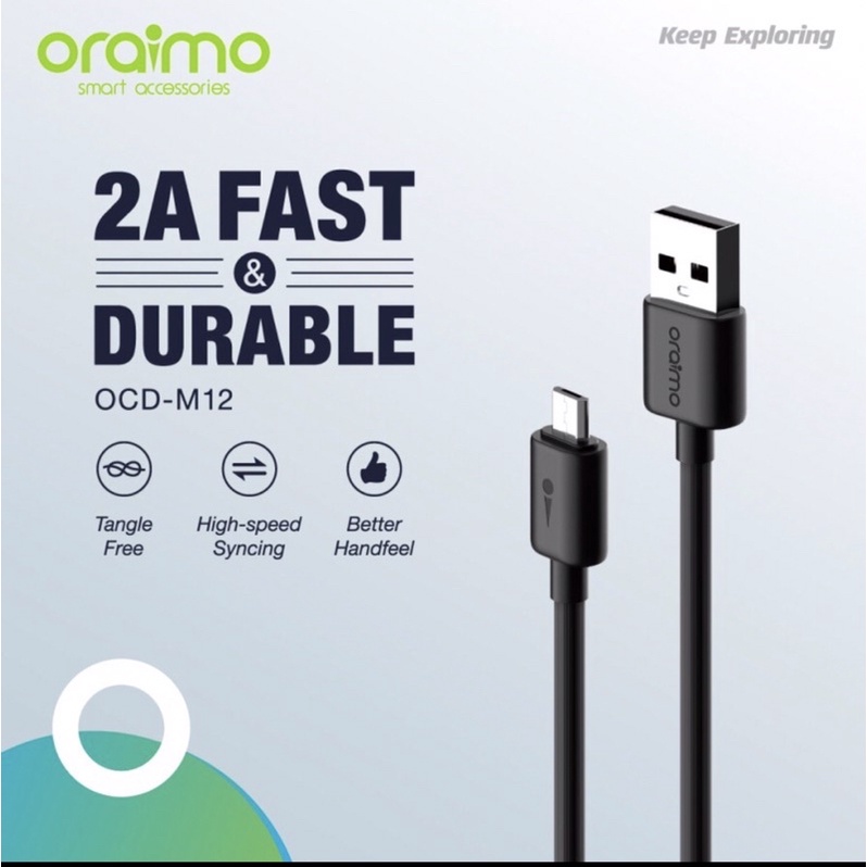 Kabel Oraimo OCD-M12,OCD-L12,OCD- C12 2aFast Durable