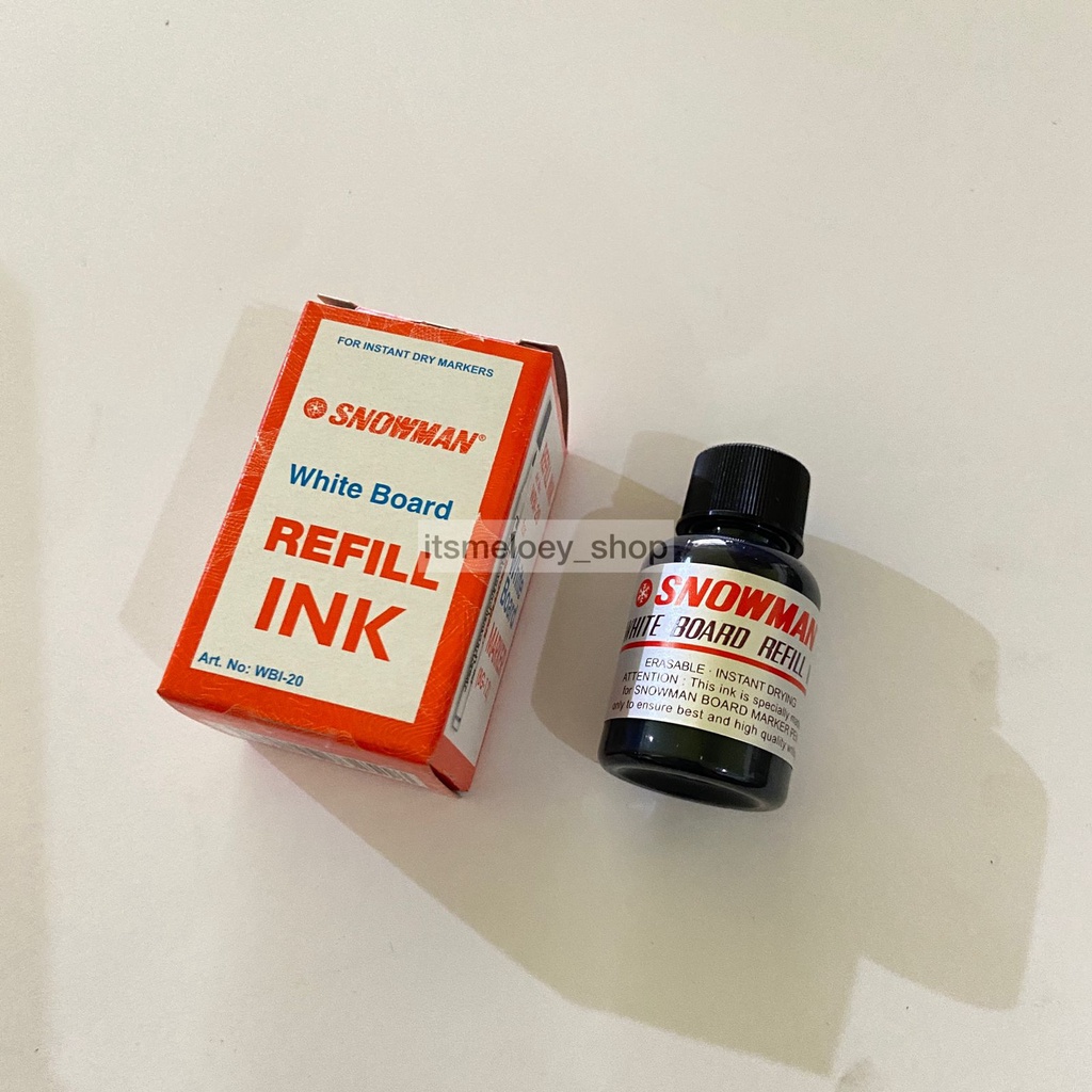 

REFILL / ISI ULANG TINTA SPIDOL SNOWMAN WHITEBOARD