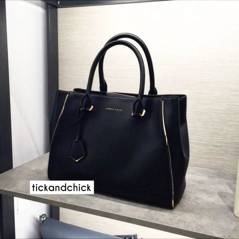 9.9 SALE | CK Double Handle Structured Bag