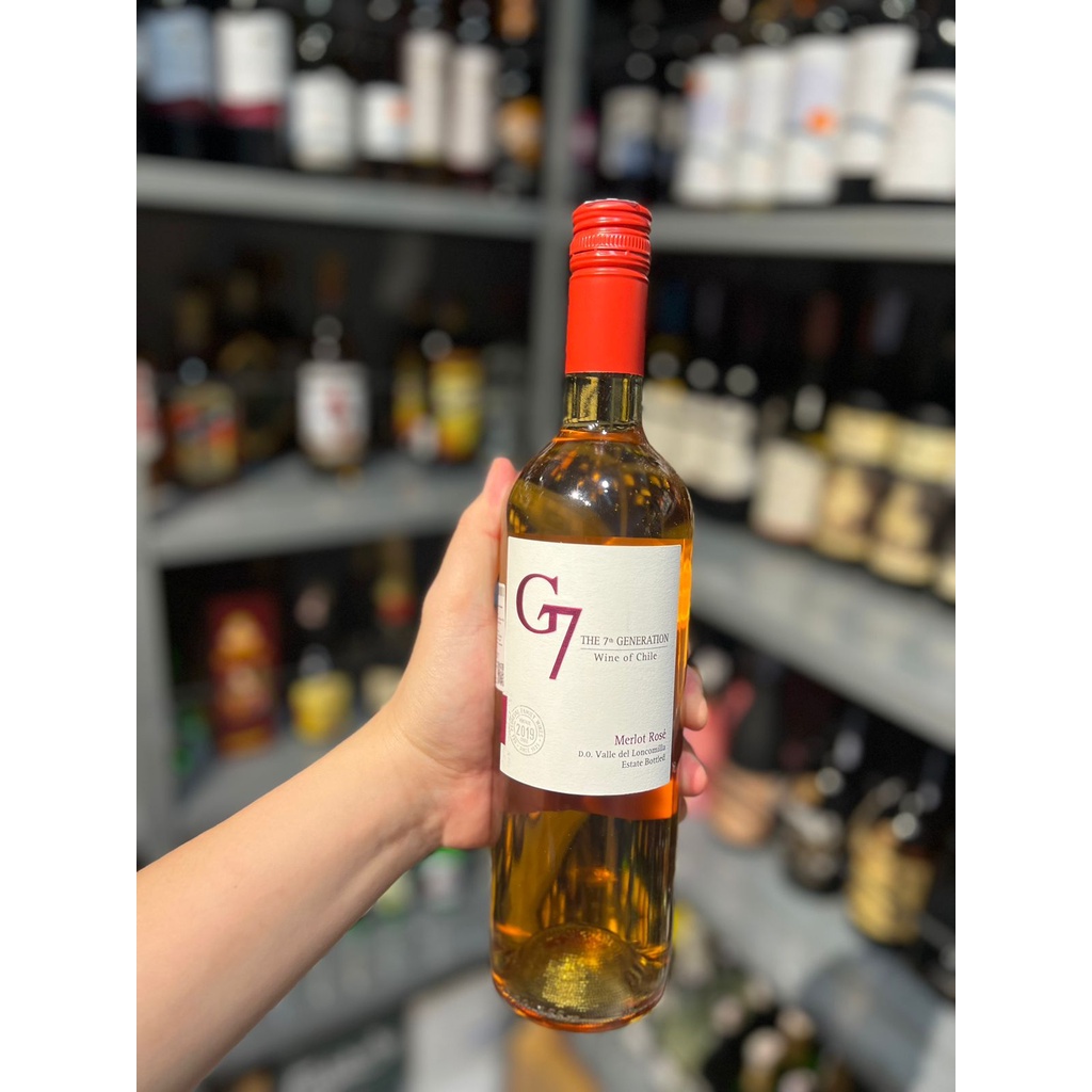 RED WINE G7 MERLOT ROSE 750ML